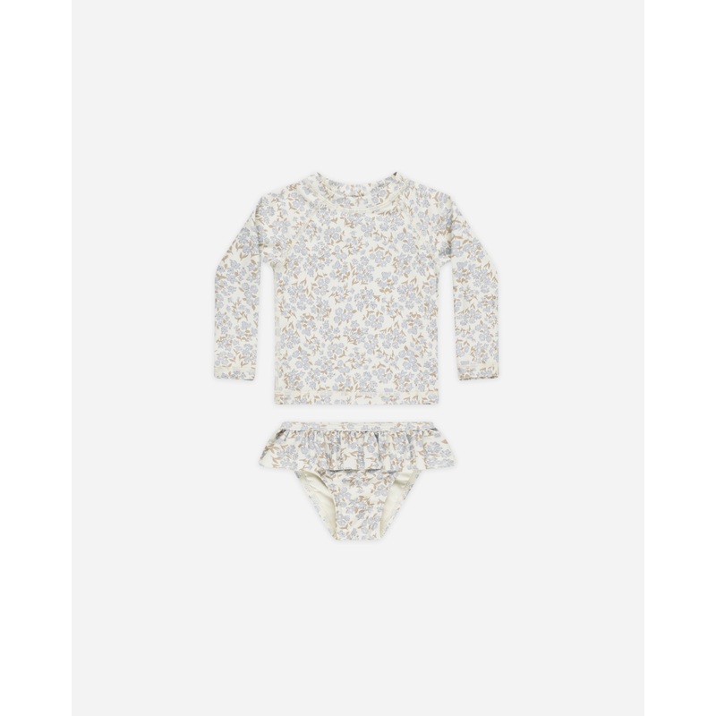 Rashguard Girls Set | Blue Ditsy*