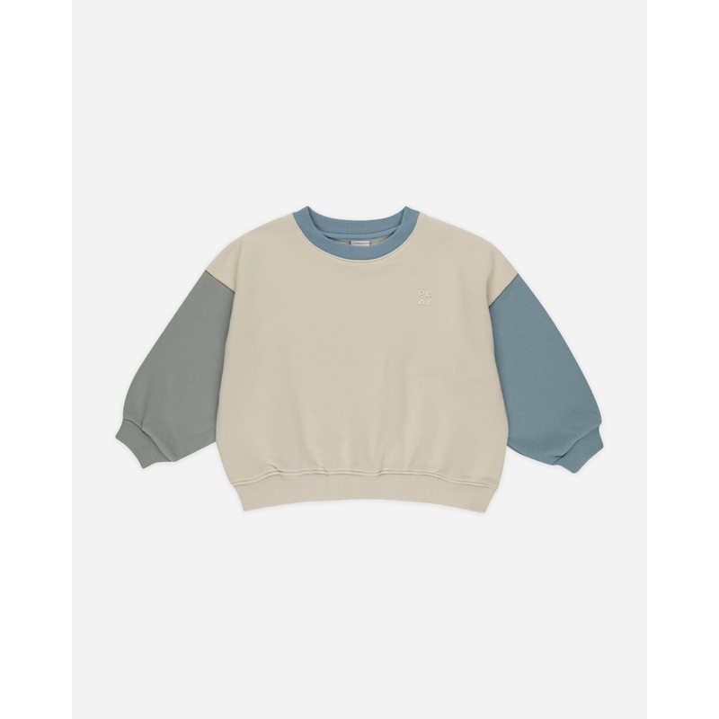 Relaxed Sweatshirt || Color Block