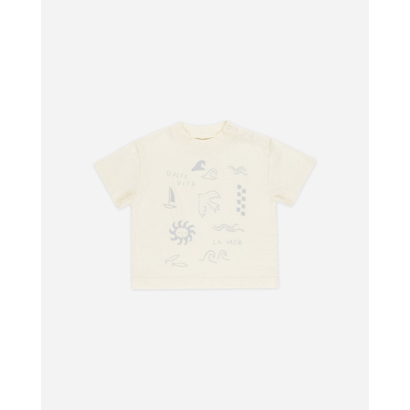 -Relaxed Tee || Dolce Vita-|3-6M|6-12M|12-18M|18-24M|2-3Y|4-5Y|6-7Y|8-9Y