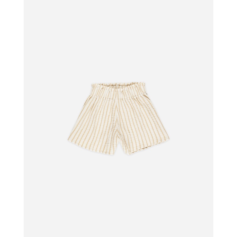 Remi Shorts || Marigold Stripe