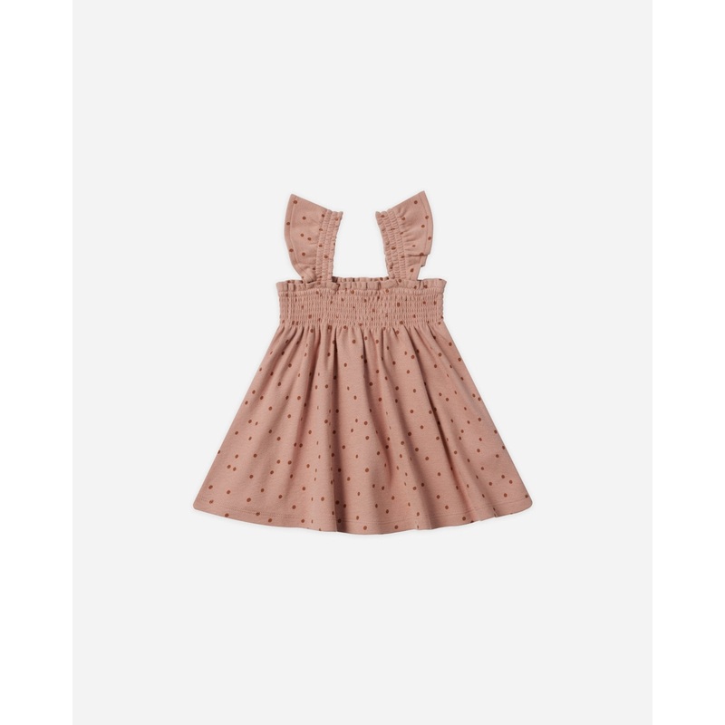 Smocked Jersey Dress || Polka Dot*