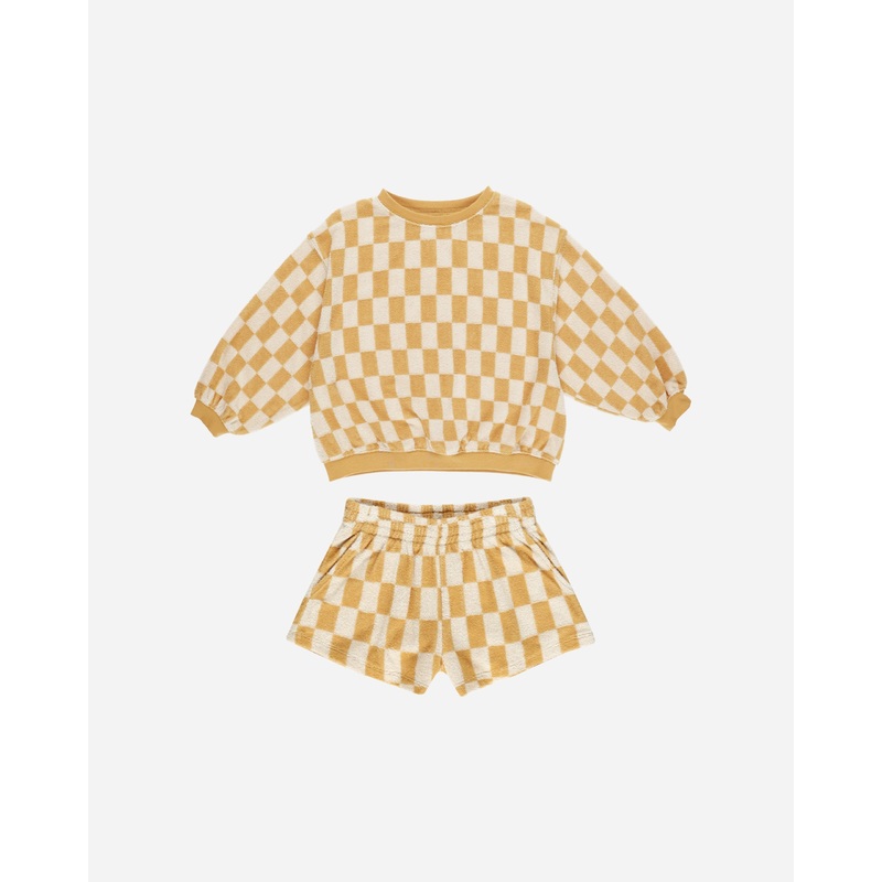Summer Terry Set | Marigold Check