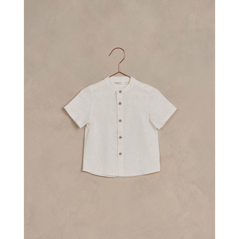 Archie Shirt || White|White|6M|12M|18M|2|4|6|8|10