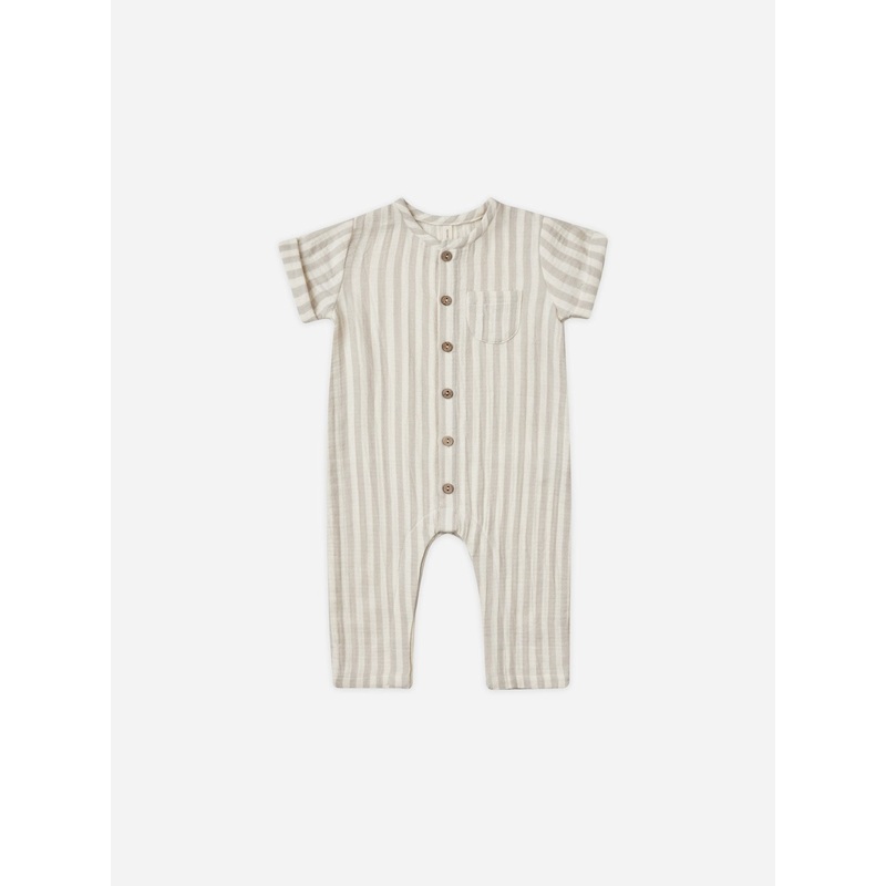 Charlie Jumpsuit || Ash Stripe