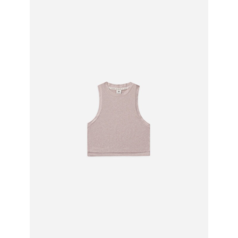 Delta Tank || Heathered Mauve|Misty Mauve|2-3y|4-5y|6-7y|8-9y|10-12y|12-14y