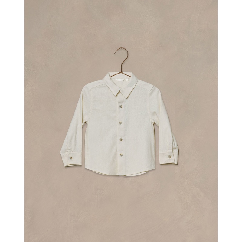 Harrison Button Down || Ivory|Ivory|6M|12M|18M|2|4|6|8|10