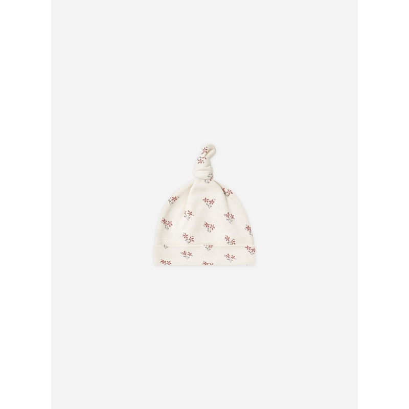 Knotted Baby Hat || Summer Flower