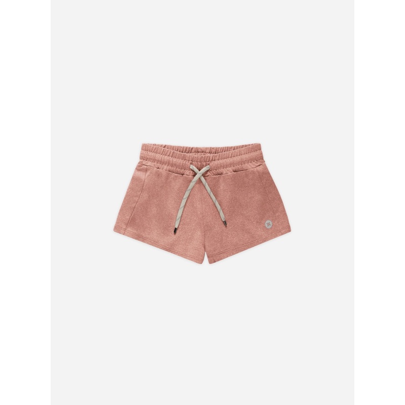 Laguna Tech Short || Heathered Lipstick