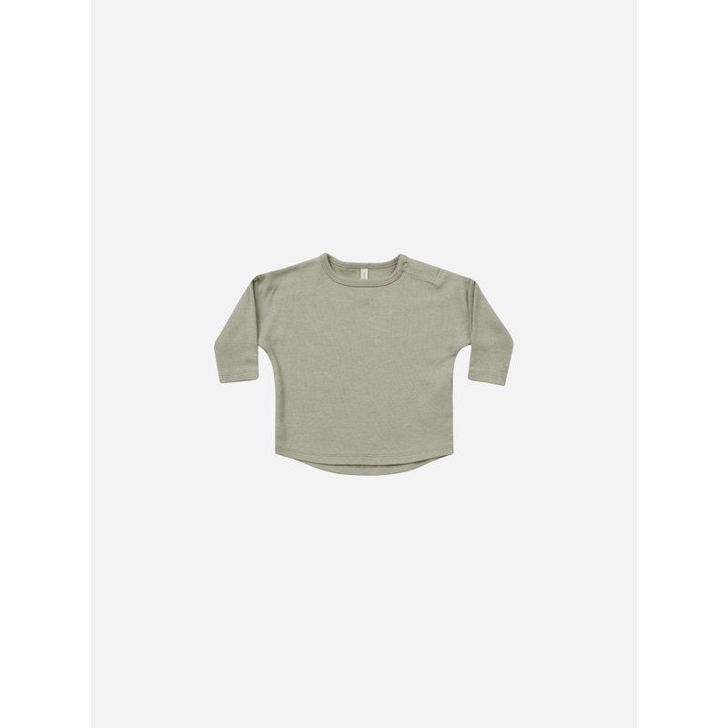 Long Sleeve Tee || Sage|Sage|0-3m|3-6m|6-12m|12-18m|18-24m|2-3y|4-5y