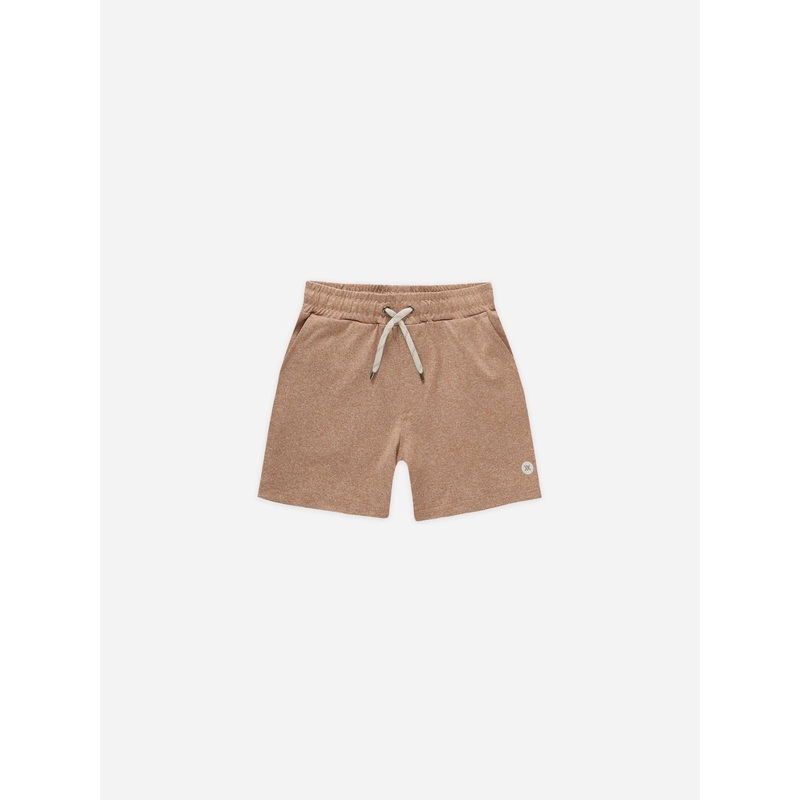Oceanside Tech Short || Heathered Clay