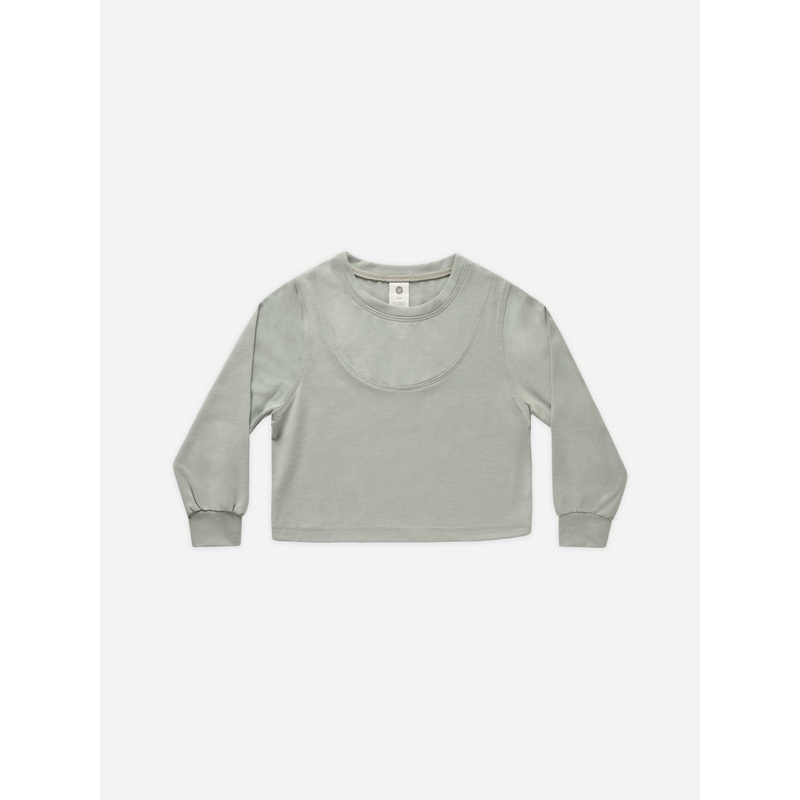 Scoop Long Sleeve || Seafoam|Sea|2-3y|4-5y|6-7y|8-9y|10-12y|12-14y
