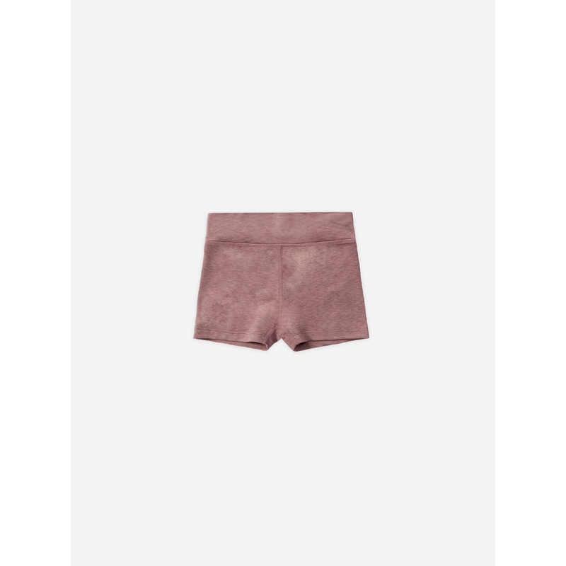 Shortie Short || Heathered Mulberry