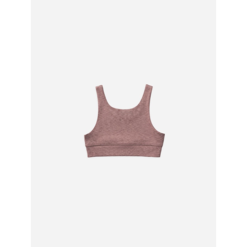 Swift Sports Bra || Heathered Mulberry