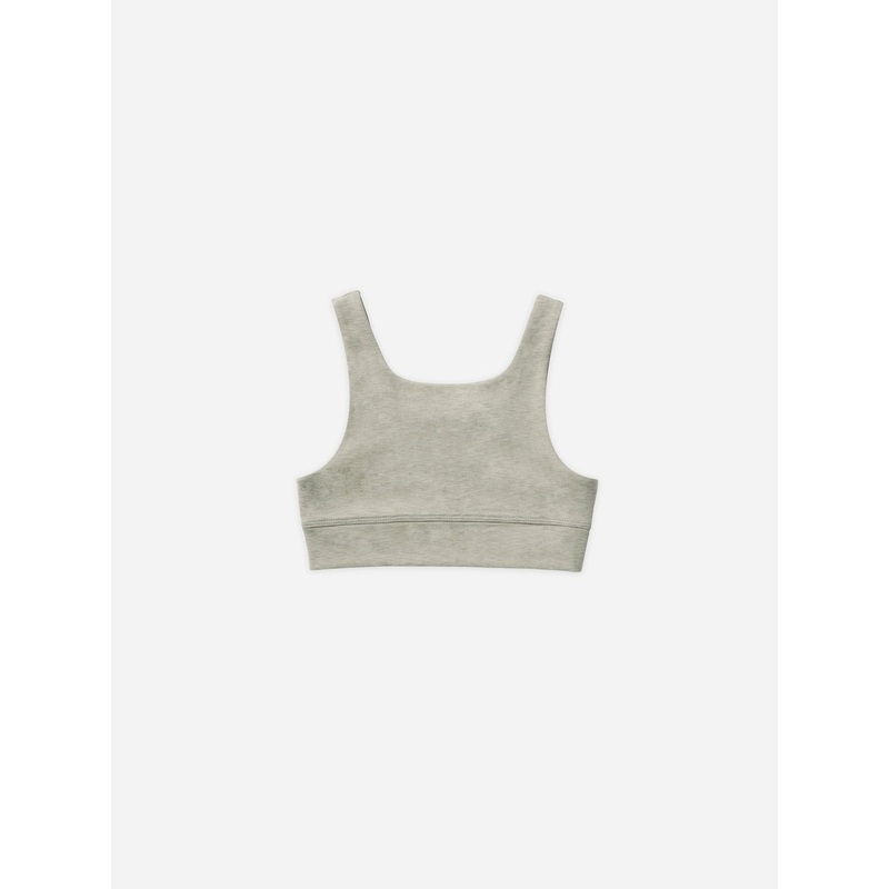 Swift Sports Bra || Heathered Sage