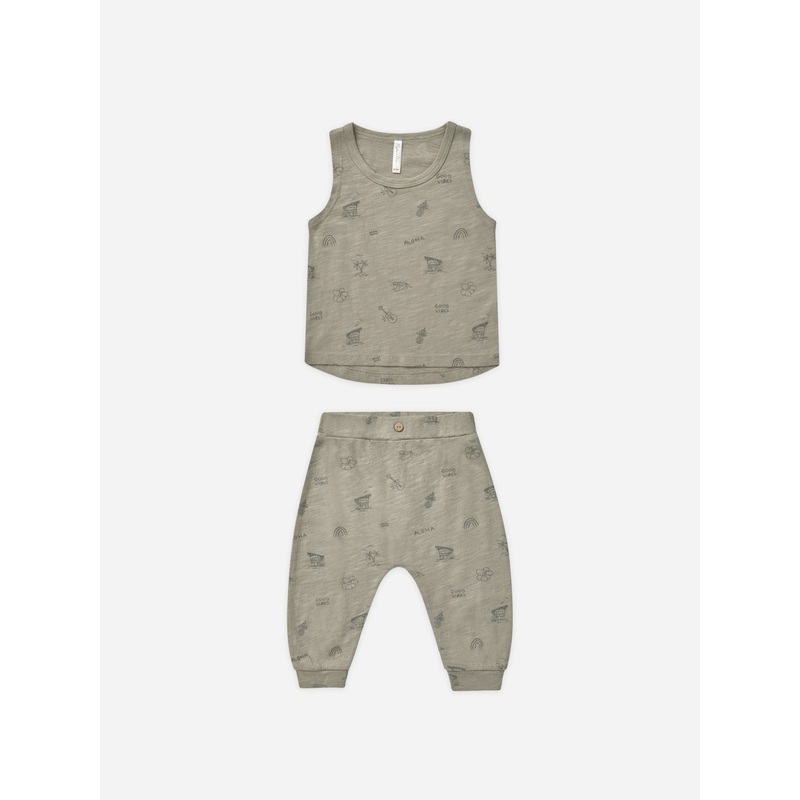 Tank + Slouch Pant Set || Hawaii
