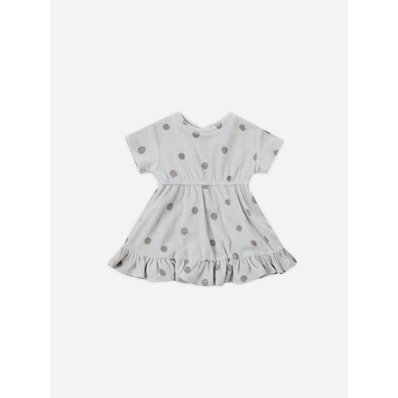 Terry Dress || Polka Dot|Cloud|0-3m|3-6m|6-12m|12-18m|18-24m|2-3y|4-5y