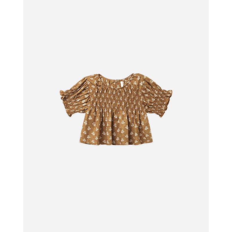 Colette Top || Golden Fleur|2-3Y|4-5Y|6-7Y|8-9Y