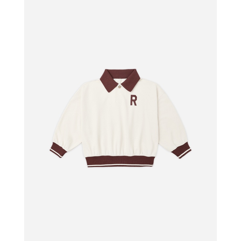 Collared Sweatshirt || Natural