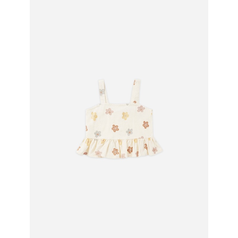 Cropped Peplum Tank || Leilani