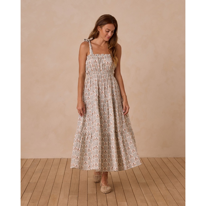 Delphina Dress | Garden Grid|XS|S|M|L|XL