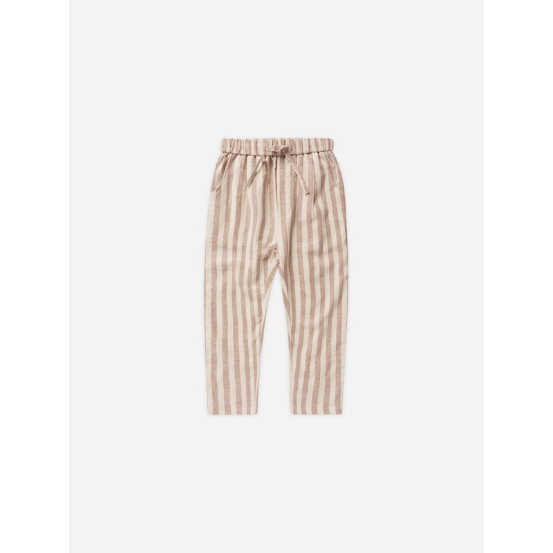 Ethan Trouser || Clay Stripe|Clay|3-6m|6-12m|12-18m|18-24m|2-3y|4-5y|6-7y|8-9y|10-12y