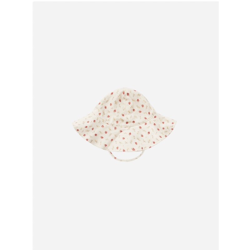 Floppy Sun Hat || Strawberry Fields