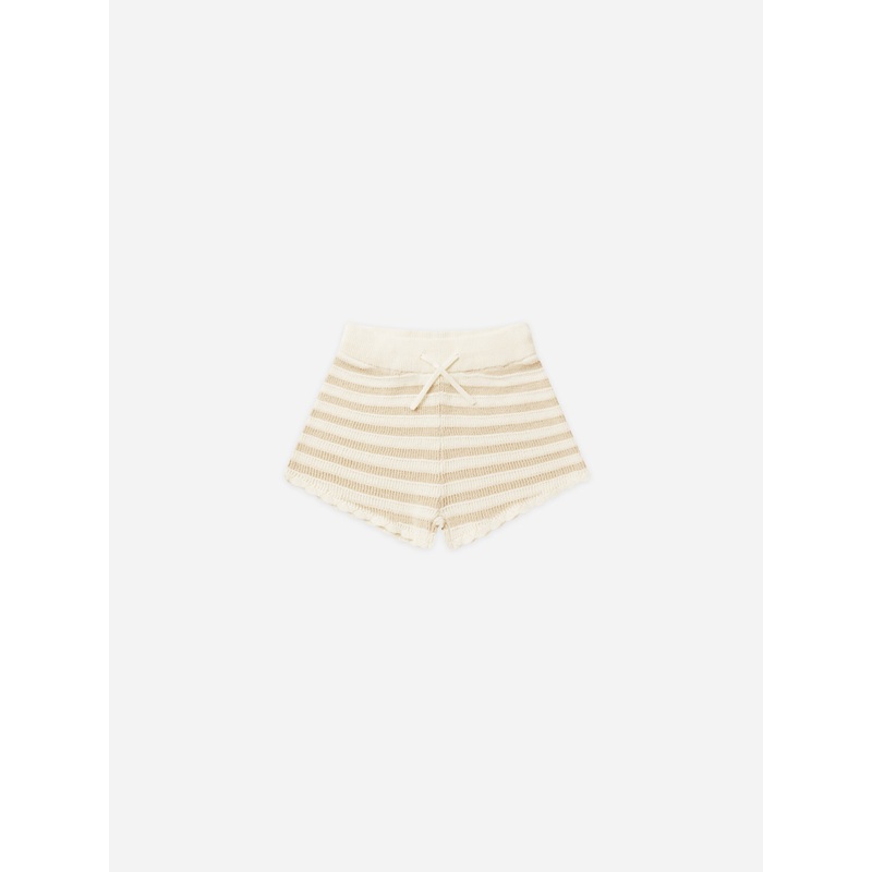Knit Shorts  ||  Sand Stripe|Sand|2-3y|4-5y|6-7y|8-9y|10-12y