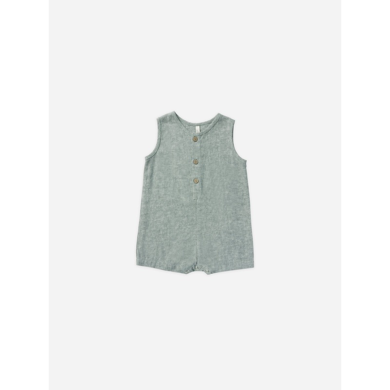 Maverick Romper || Heathered Indigo