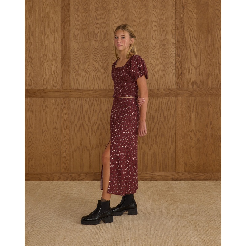 Midi Skirt | Harvest Berry Teen