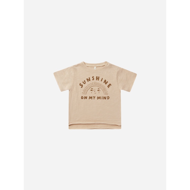 Raw Edge Tee || Sunshine On My Mind