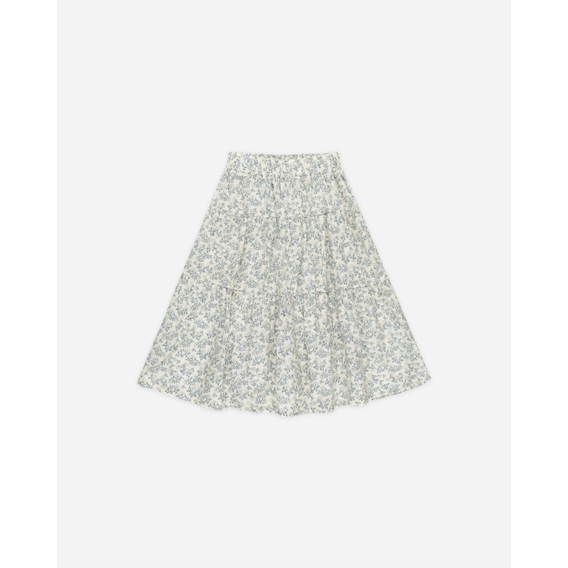 Tiered Midi Skirt || Blossom|Color|2-3Y|4-5Y|6-7Y|8-9Y