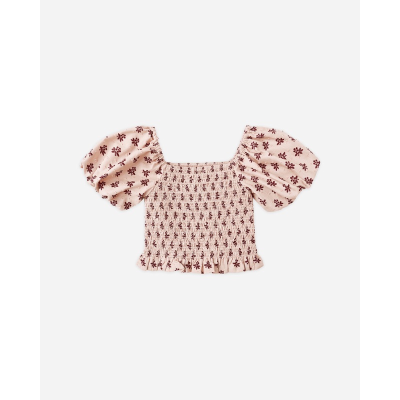 Trixie Top || Blush Fleur|2-3Y|4-5Y|6-7Y|8-9Y