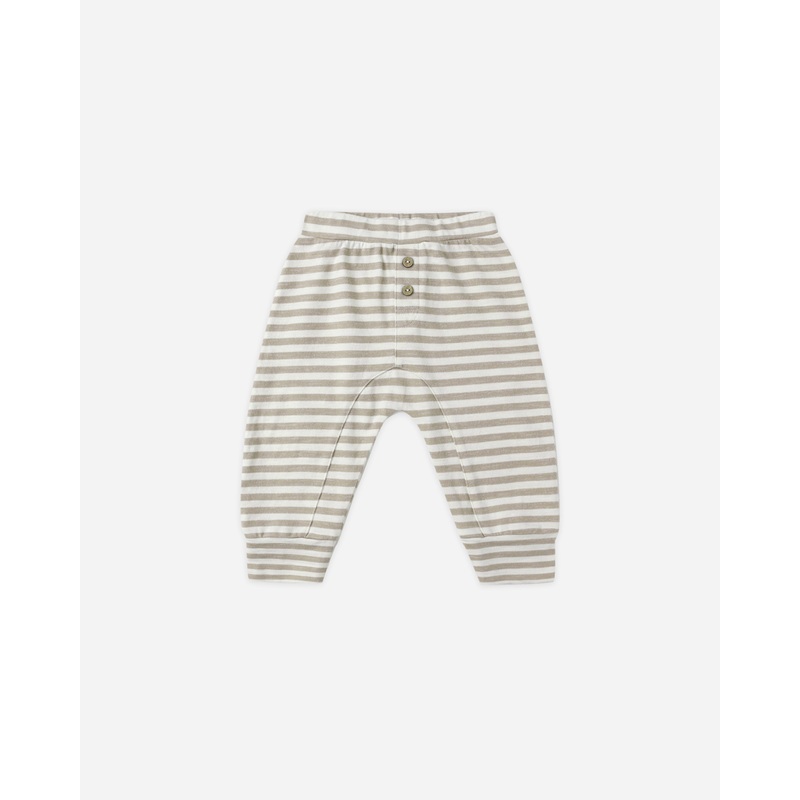 Baby Cru Pant || Stone Stripe|0-3M|3-6M|6-12M|12-18M|18-24M|2-3Y