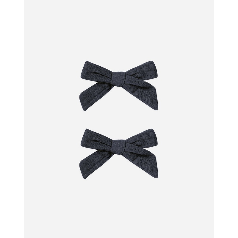 Bows, Set Of 2 | Navy|Color