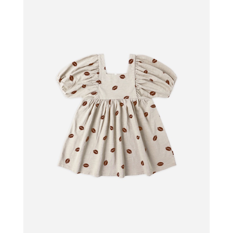 Brea Dress || Football|3-6M|6-12M|12-18M|18-24M|2-3Y|4-5Y|6-7Y|8-9Y