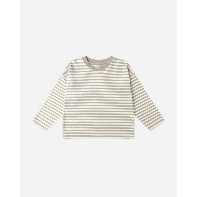 Camden Long Sleeve Tee || Stone Stripe