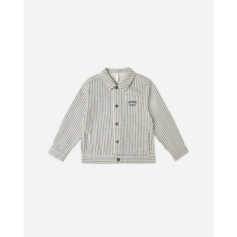 Chore Coat || Navy Pinstripe|12-18M|18-24M|2-3Y|4-5Y|6-7Y|8-9Y