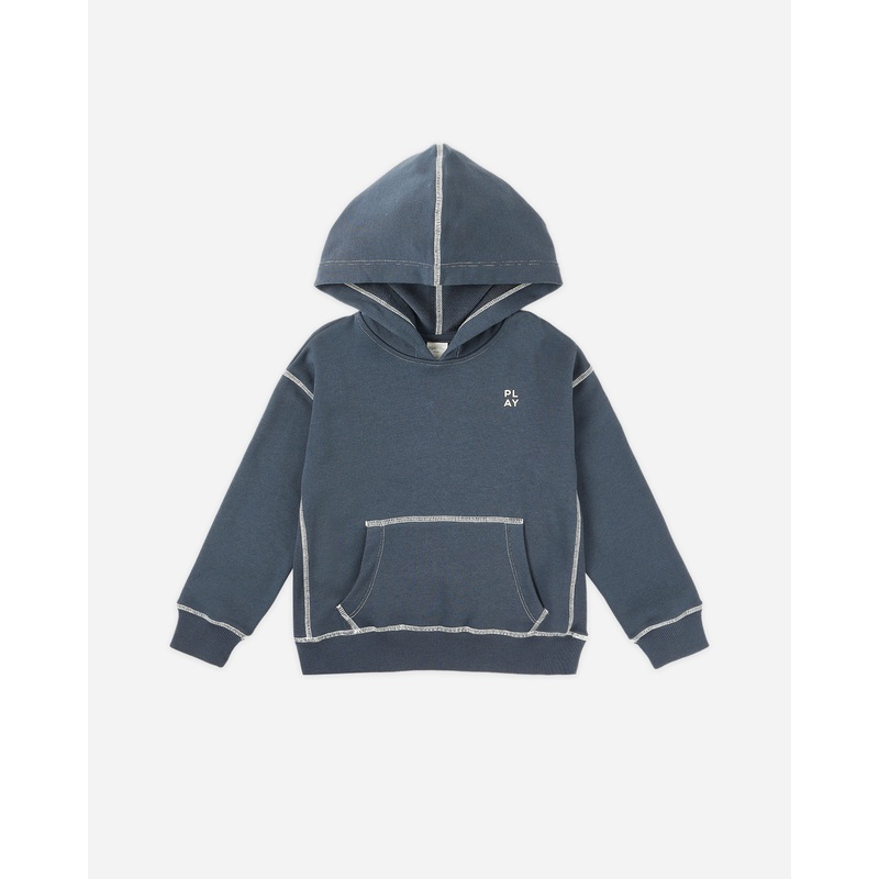 Coast Hoodie || Heathered Navy