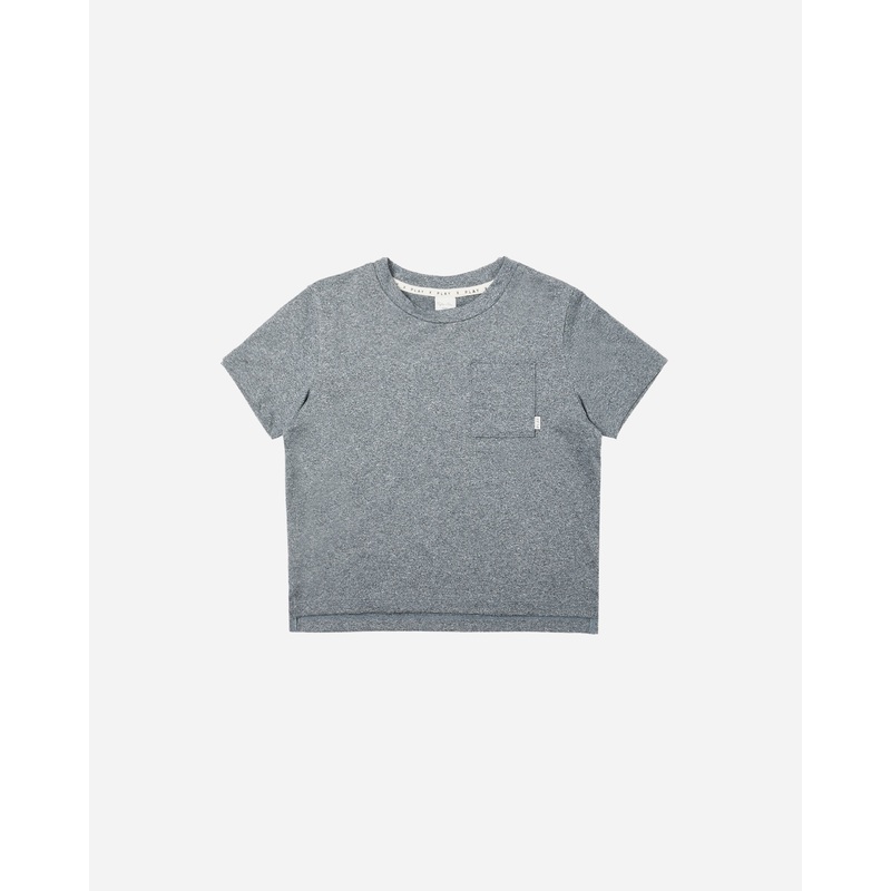 Cove Essential Pocket Tee || Heathered Navy