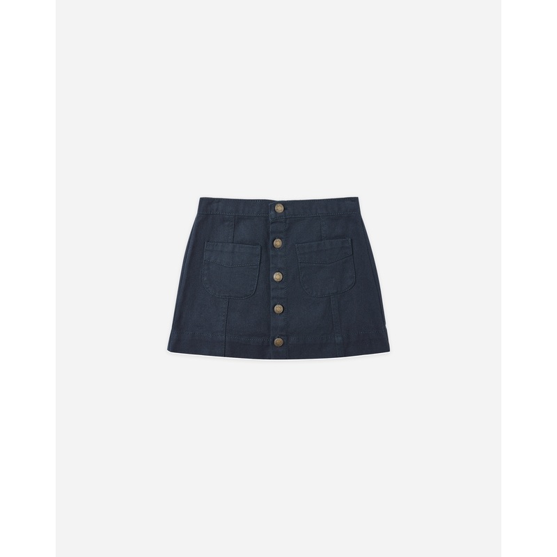 Denver Mini Skirt || Indigo Denim