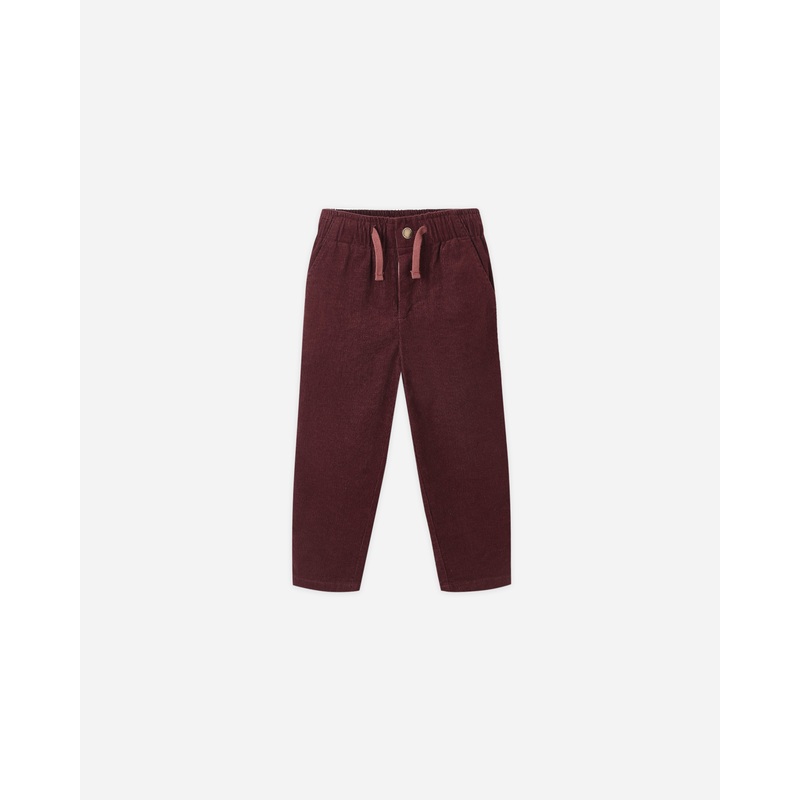 Kalen Pant || Burgundy|Color|6-12M|12-18M|18-24M|2-3Y|4-5Y|6-7Y|8-9Y
