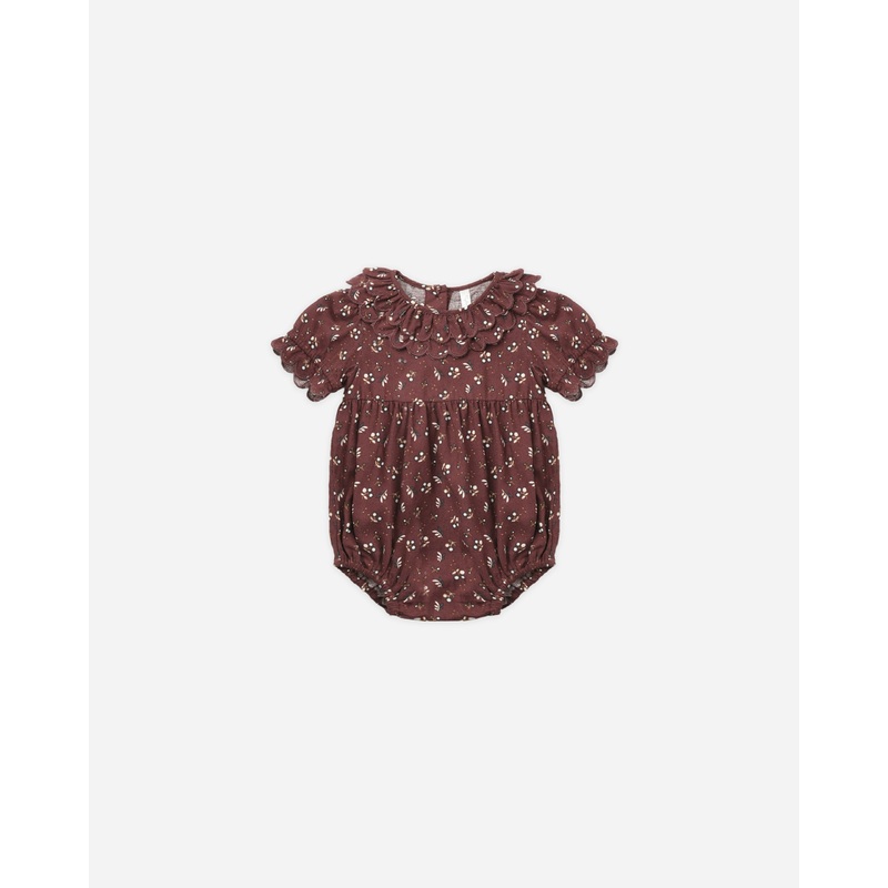 Liv Romper || Harvest Berry|0-3M|3-6M|6-12M|12-18M|18-24M|2-3Y