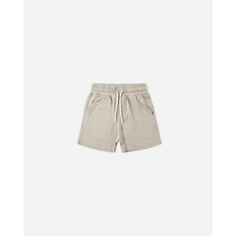 Oceanside Tech Short || Heathered Stone