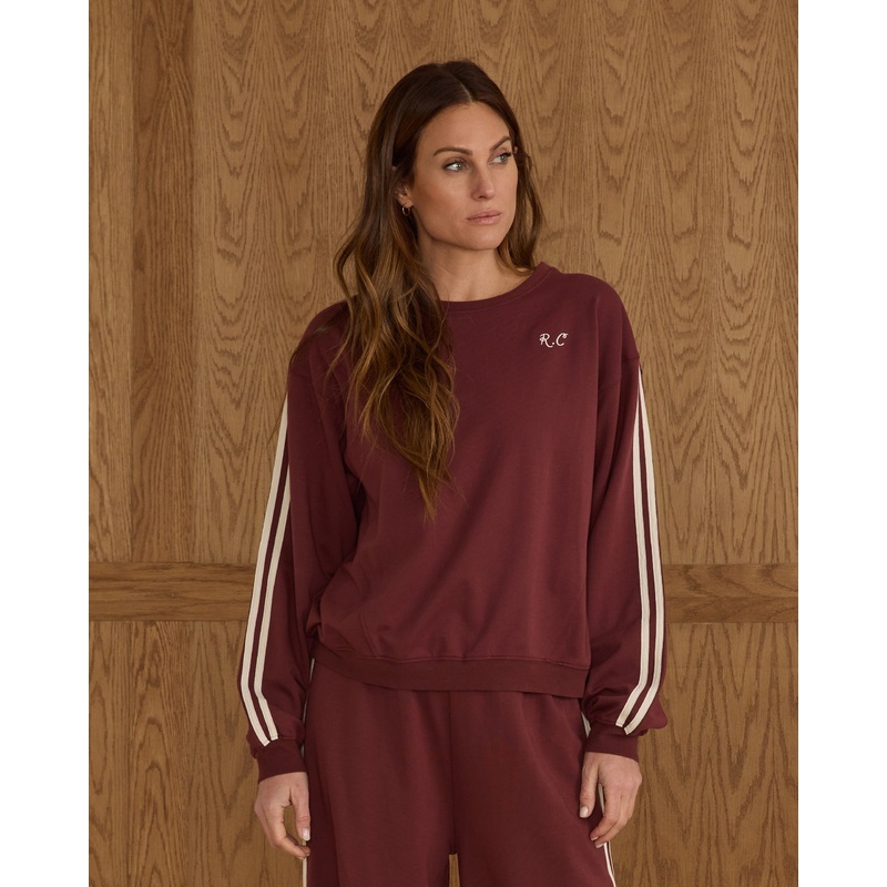 Oversized Sweatshirt || Burgundy
