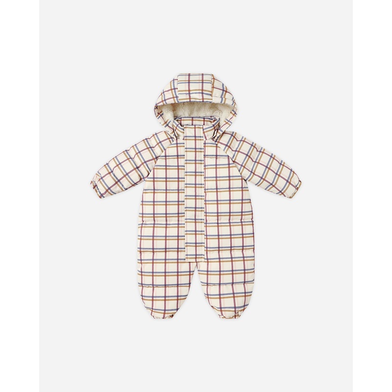 Puffer Onepiece || Multi-Plaid