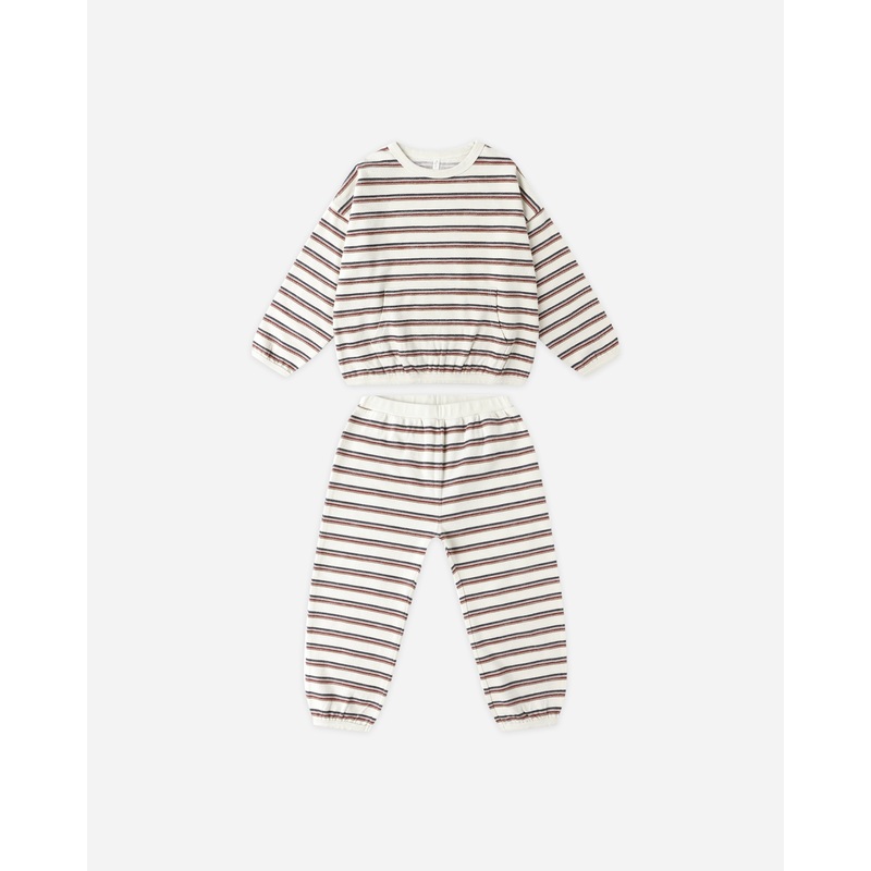 Relaxed Set || Vintage Stripe|3-6M|6-12M|12-18M|18-24M|2-3Y|4-5Y|6-7Y