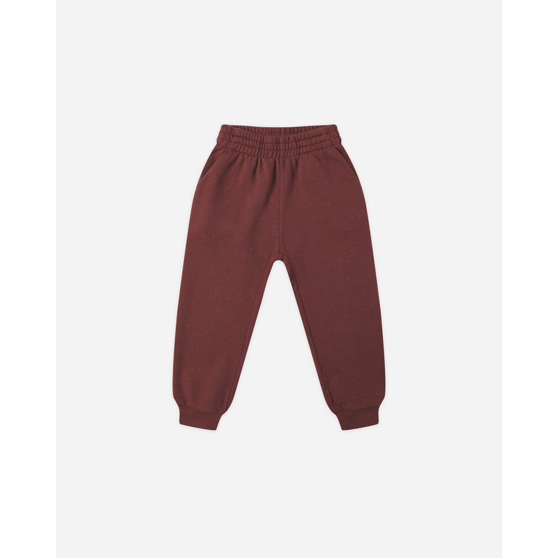 Relaxed Sweatpant || Burgundy|2-3Y|4-5Y|6-7Y|8-9Y|10-12Y|12-14Y