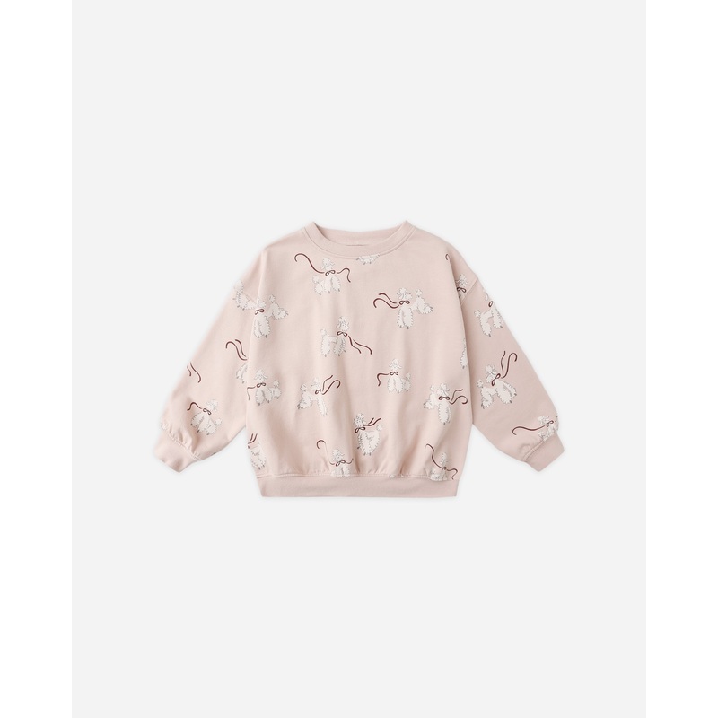 Relaxed Sweatshirt || Poodles|3-6M|6-12M|12-18M|18-24M|2-3Y|4-5Y|6-7Y|8-9Y