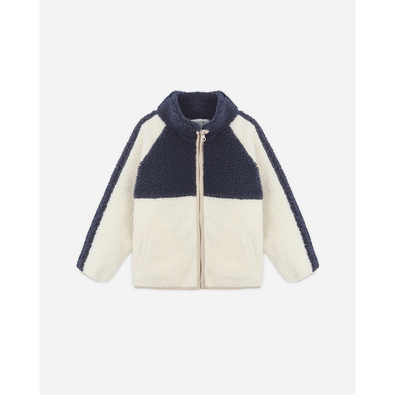 Sherpa Trails Jacket || Navy Color Block