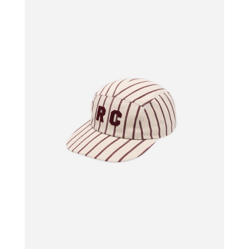 Skater Hat | Burgundy Pinstripe